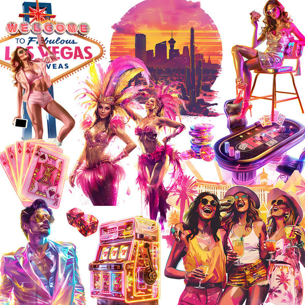 20PCS Las Vegas Girls sticker