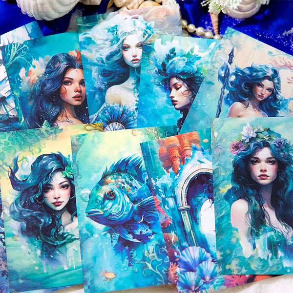 30PCS Undersea Dream Series material paper