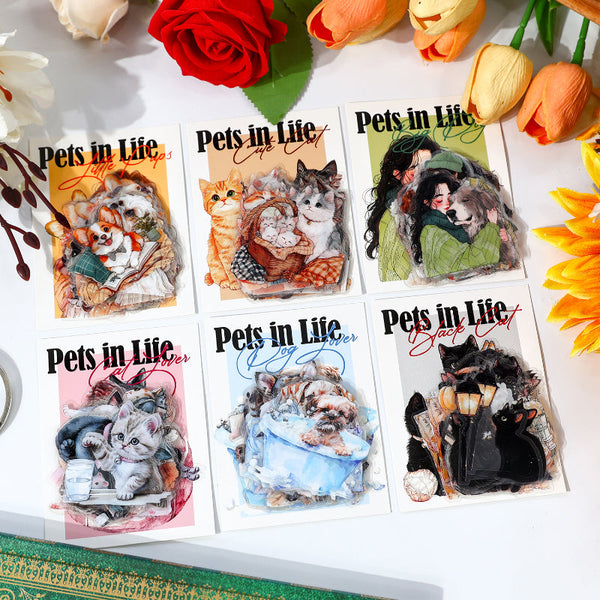 40PCS Pet Life Series Sticker