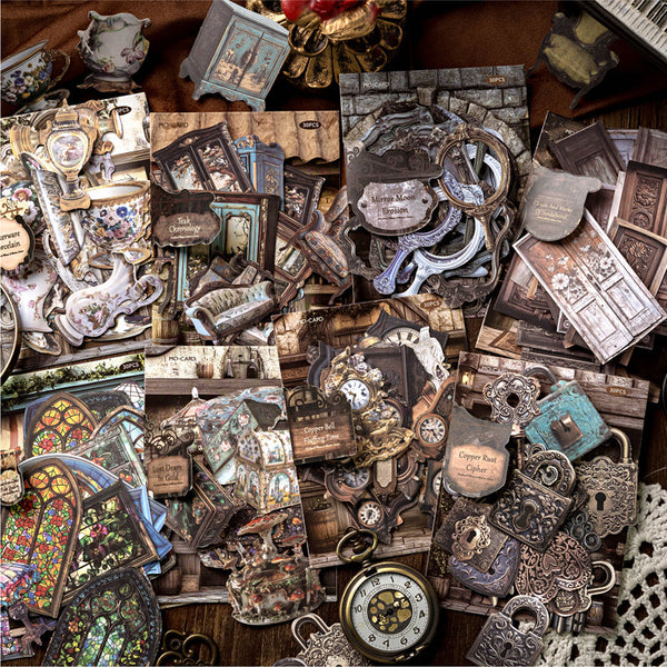 30PCS Antique Collection Series sticker