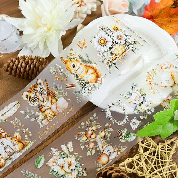 Forest animals Fog PET Tape