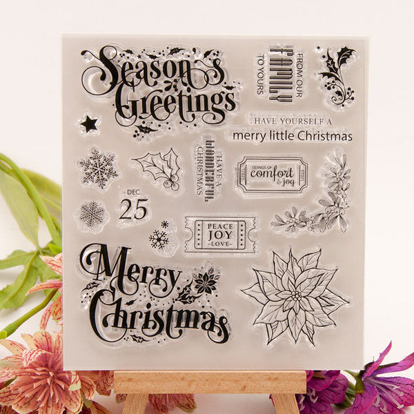 Clear silicone stamp