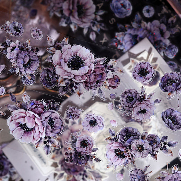 Whole Roll 5.5cm*6m Evening breeze Die Cutting Washi/PET/Shell Light PET Tape