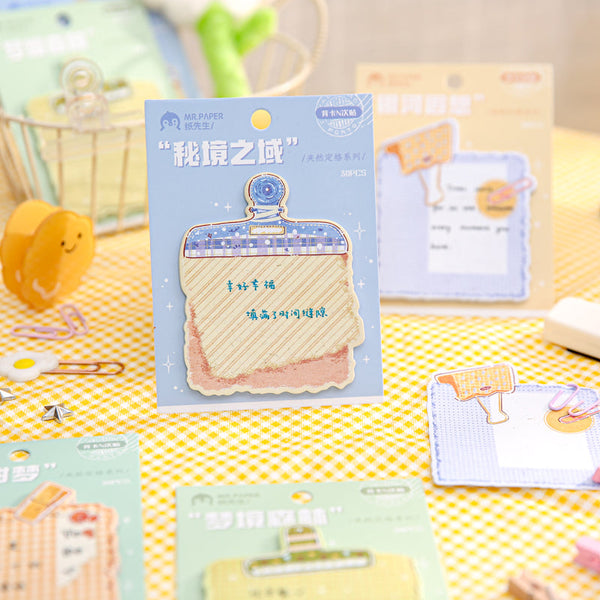 30PCS Instant Freeze series note paper