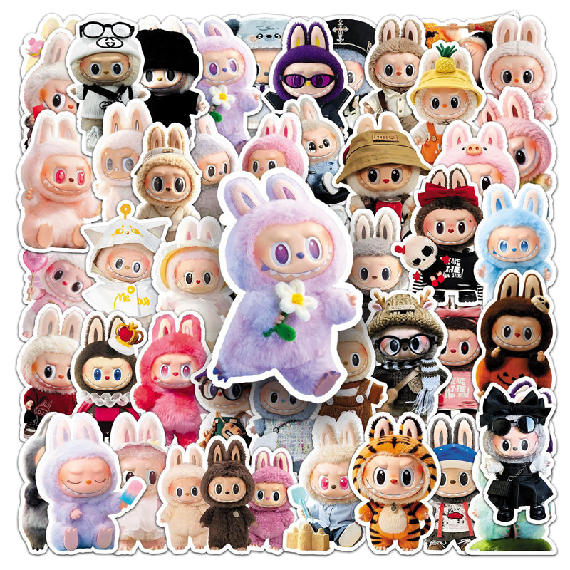 50PCS Labubu doll Sticker – Journaldream