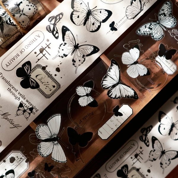 6cm*100cm Butterfly Habitat Die Cutting Washi/PET Tape