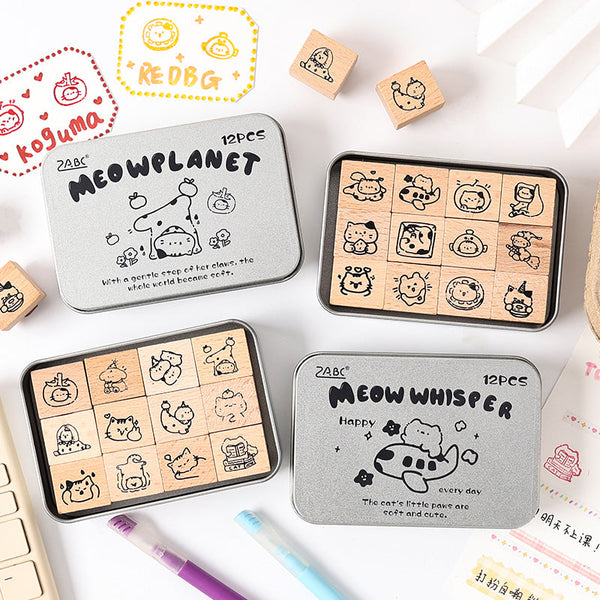 Leisurely Cat Series stamp set