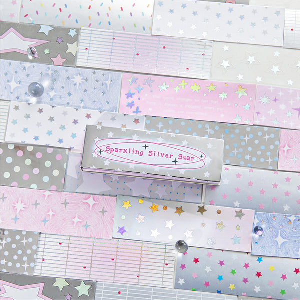 50PCS Silver Confession Series sticker book