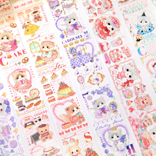 Cat Story series washi tape