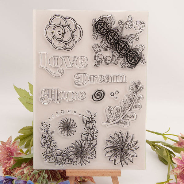 Clear silicone stamp