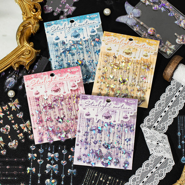 12PCS Starlight Curtain Series sticker