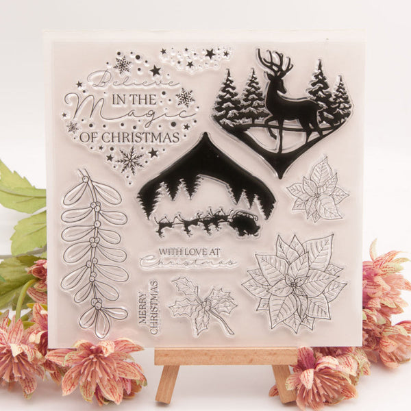 Clear silicone stamp