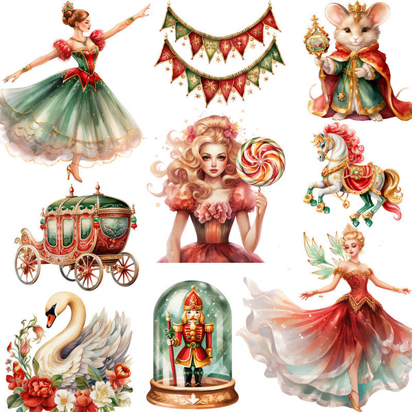 20PCS Nutcracker Girl sticker