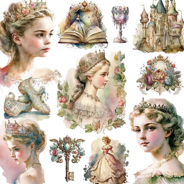 20PCS Vintage Princess Castle sticker