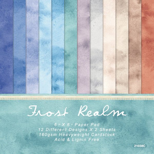 24PCS Frost Realm material paper