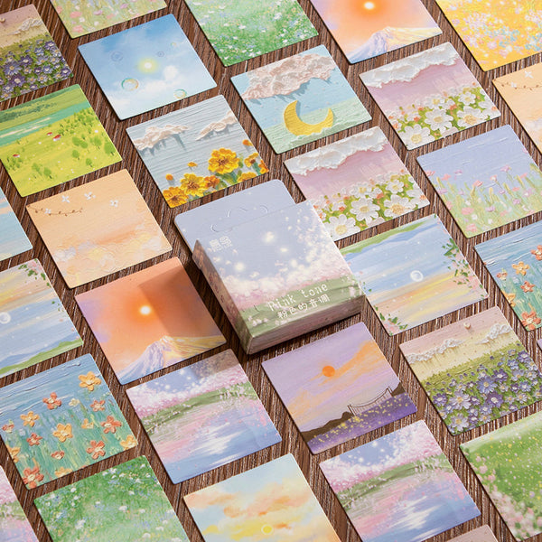 46PCS The pink tone series sticker
