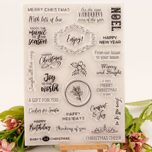 Clear silicone stamp