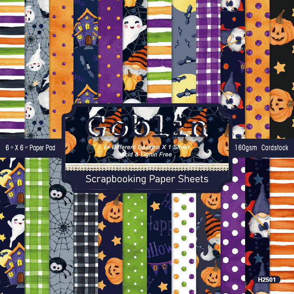 24PCS Goblin material paper