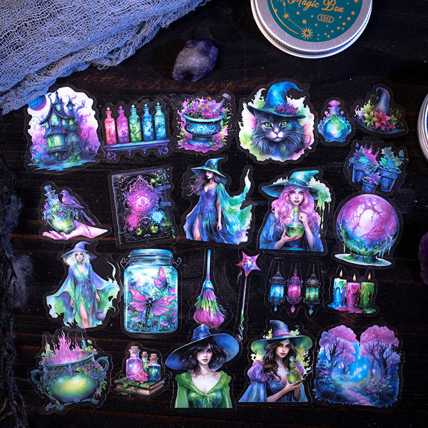 50PCS The Witch's Magic Box series sticker