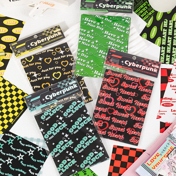 20PCS Punk radio series material paper