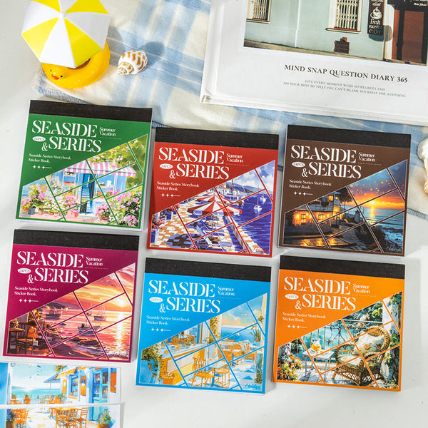 24PCS Seaside Series sticker book