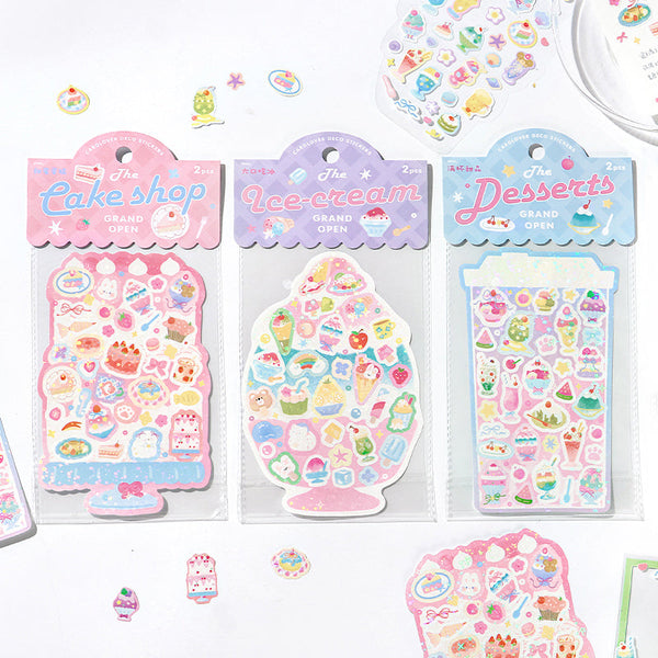 2PCS Leisurely Summer Series sticker