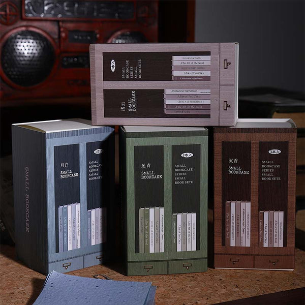 150PCS Small bookcase series material paper