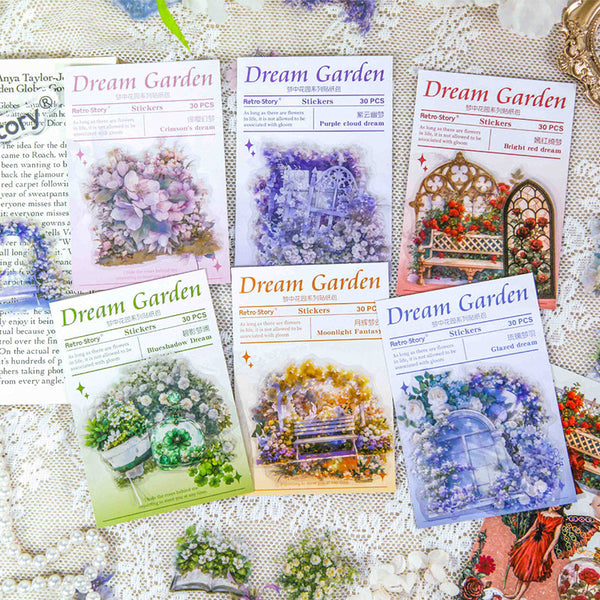 30PCS Dream Garden Series sticker