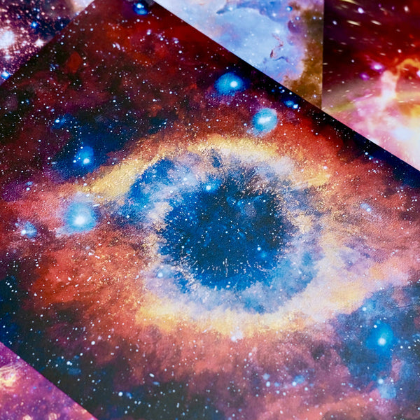 6PCS Cosmic nebulae dream background paper