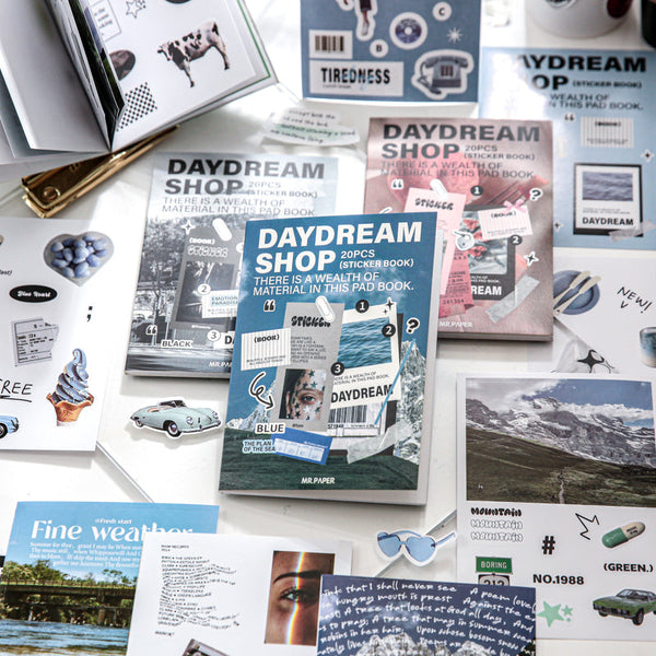 20 pegatinas de la serie Daydream Shop 