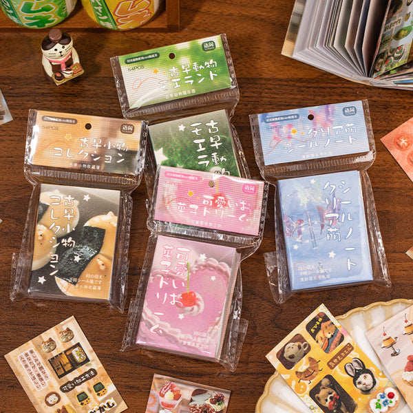 54PCS Time Cute Things Series sticker book