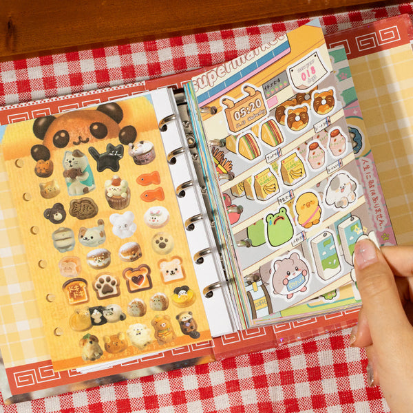 60PCS Cute Story series sticker book