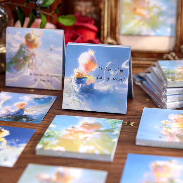 60PCS Light Encounter Planet Series note paper