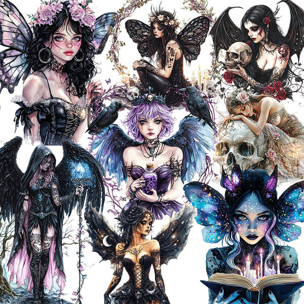 20PCS Gothic Devil Angel sticker