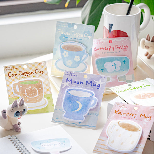 30PCS Cup Collector Series note paper