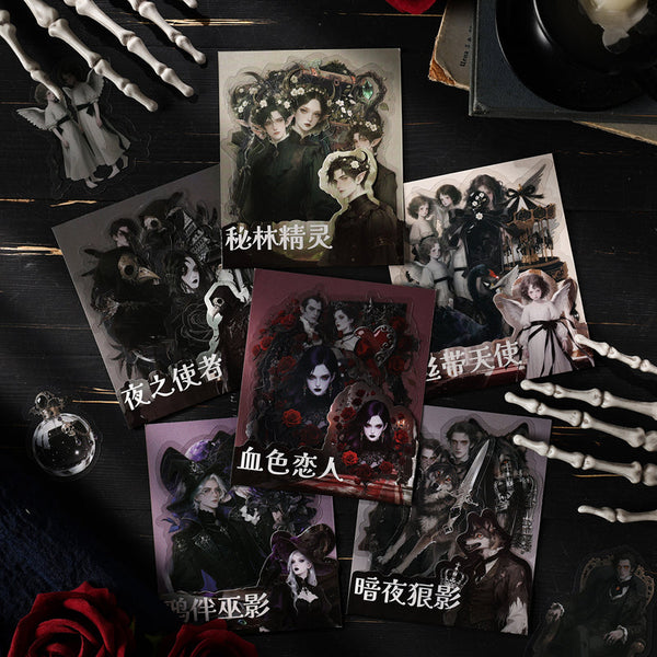 15PCS Gothic universe series sticker