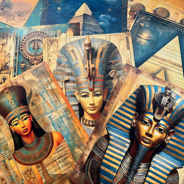 28PCS The ancient Egyptian pyramids background paper