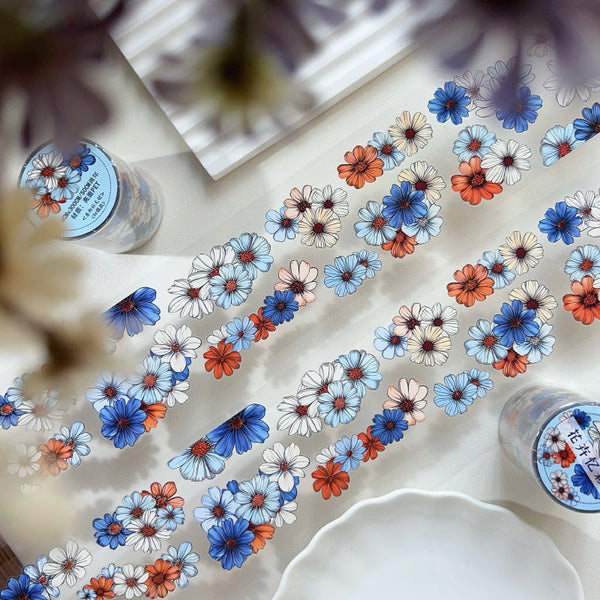 6cm*50cm Flower Memories of Color Die Cutting PET Tape