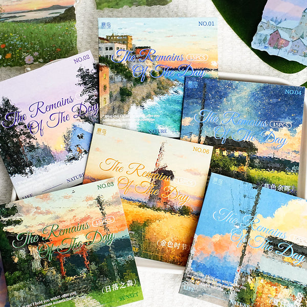 15PCS The Long Days series sticker