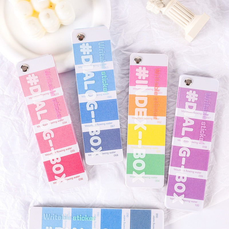 Aidex Sticker 24PCS Color card index sticker – Journaldream