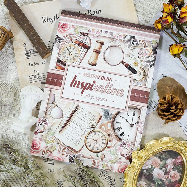 20PCS Watercolor inspiration series sticker book
