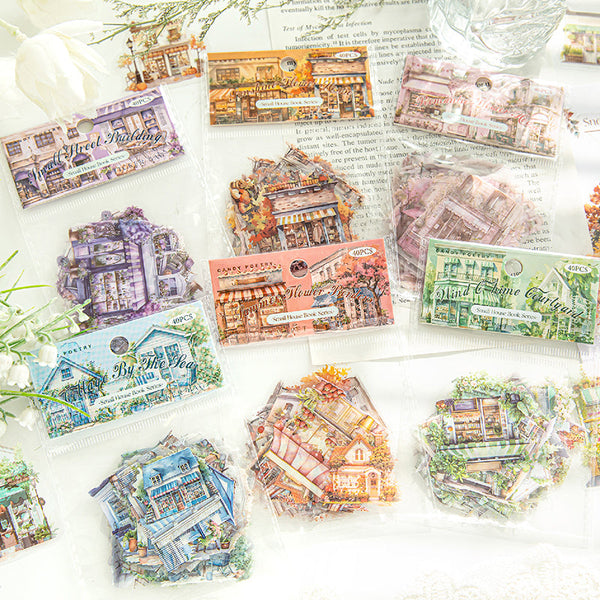 40PCS The Little House series sticker