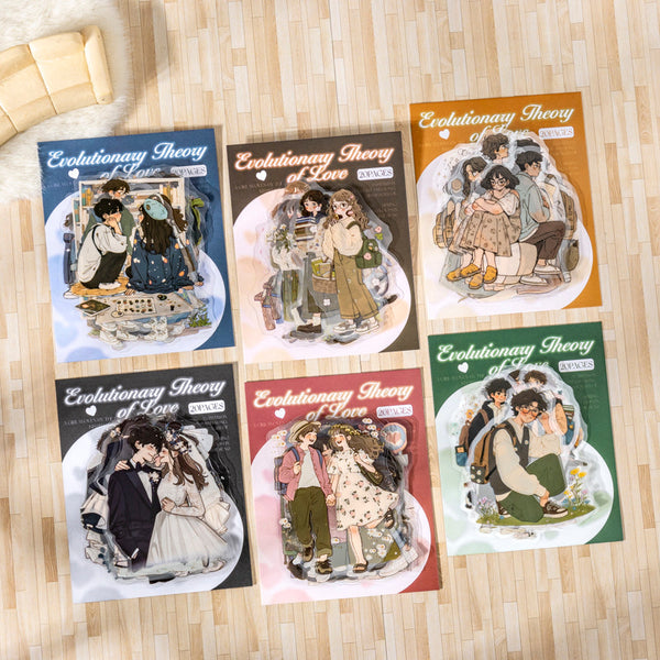 20PCS Evolution of Love series sticker