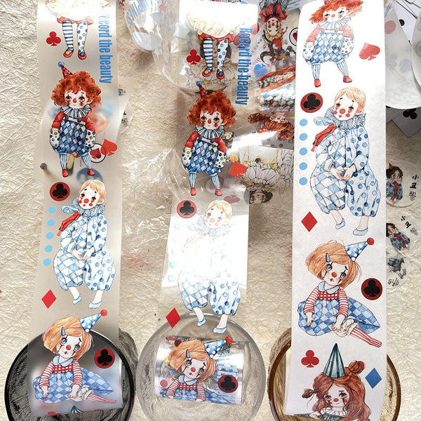 Ganze Rolle 6cm*5m Joker Washi/PET-Klebeband