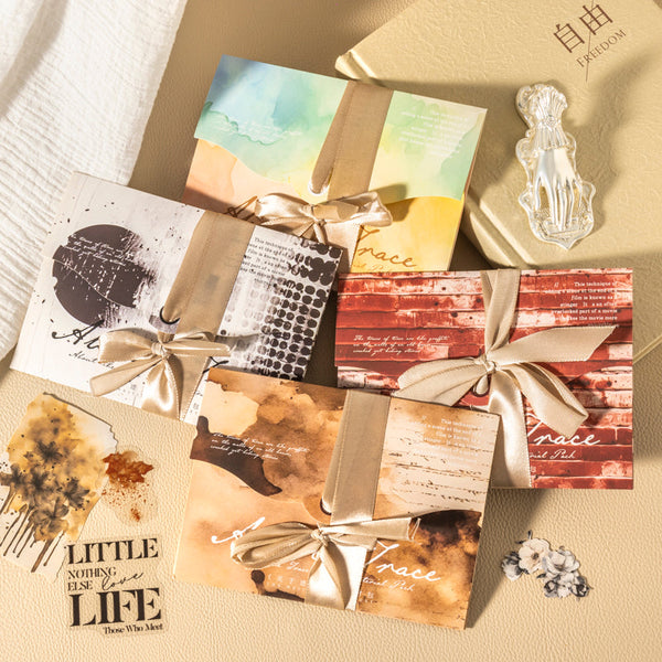 48PCS About traces series material paper