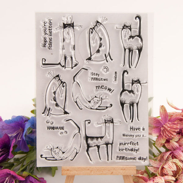 Clear silicone stamp