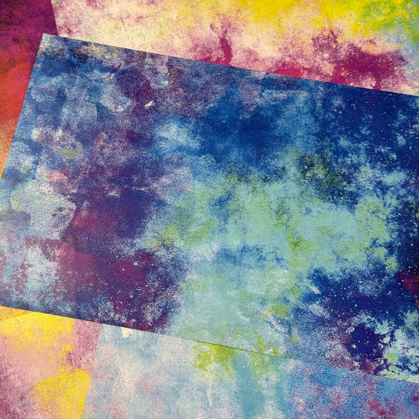 12PCS Purple pigment rendering background paper