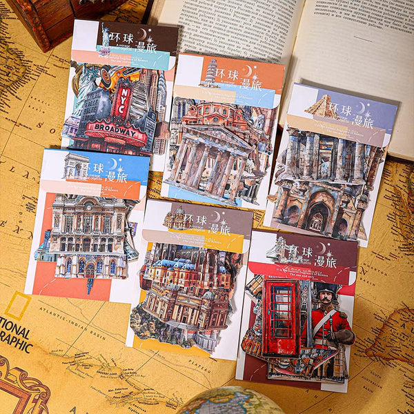 10PCS Global comic tour Series sticker