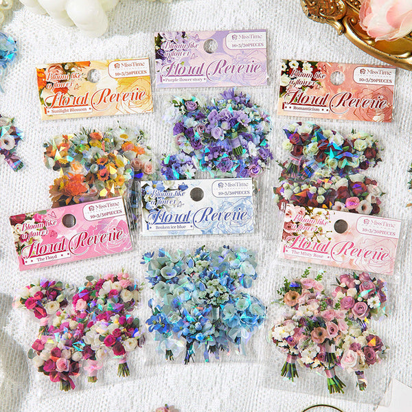 30PCS Flower Dream Collection Series sticker