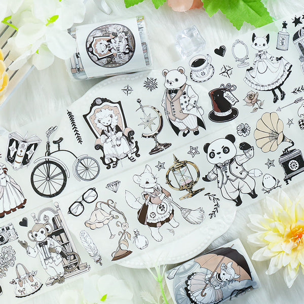 Retro nobility Fog PET Tape
